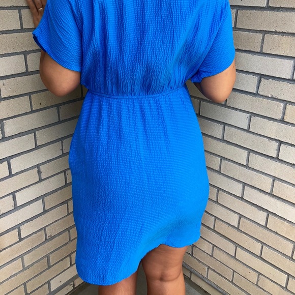Rebecca Taylor Blue ruffle dress 4 - Picture 6 of 8